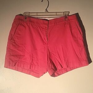 J. Crew Womens Pink Low Rise Flat Front Pockets Shorts, Size: 10